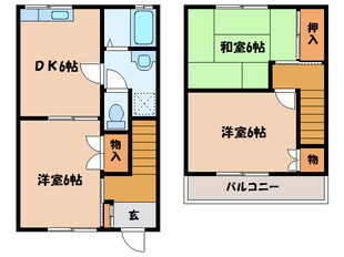 秀和ハイツの物件間取画像